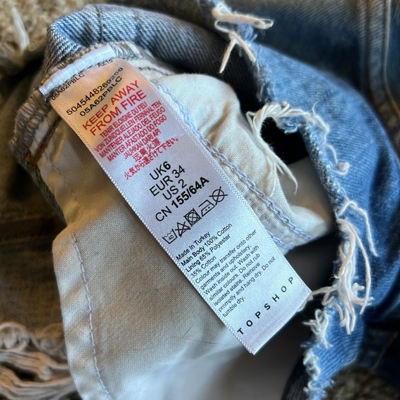 Top shop Jean shorts - Picture 5 of 5